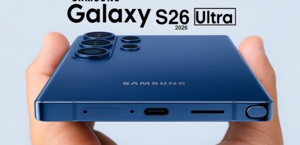 Samsung Galaxy S26 Ultra smartphone avec écran AMOLED et caméra améliorée, couleur Phantom Black